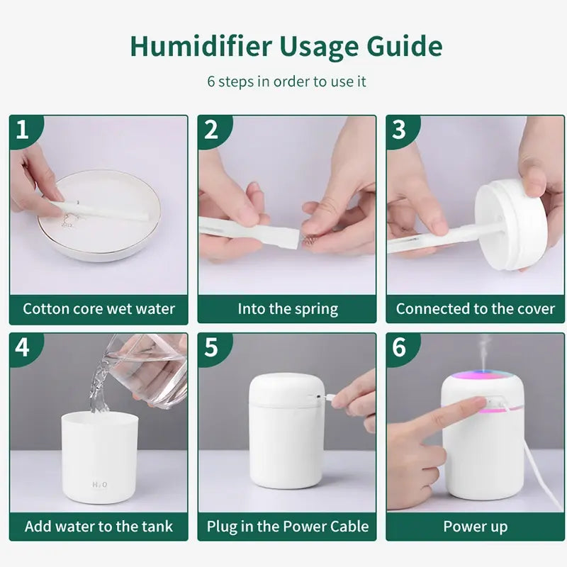 Mini humidificador de aire